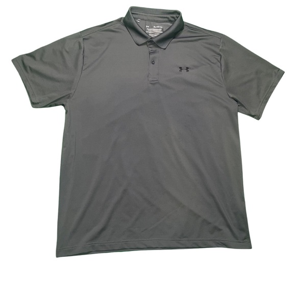 Men’s gray Under Armour Polo Xl - Picture 1 of 6
